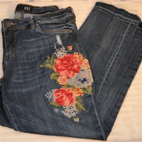 gucci jeans cross stitch|Can You Cross Stitch On Jeans – Always be Crafting.